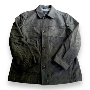 HUGO BOSS Men’s Cashmere Wool Pea Coat Jacket Button Down Size 44R ‘Charliy’